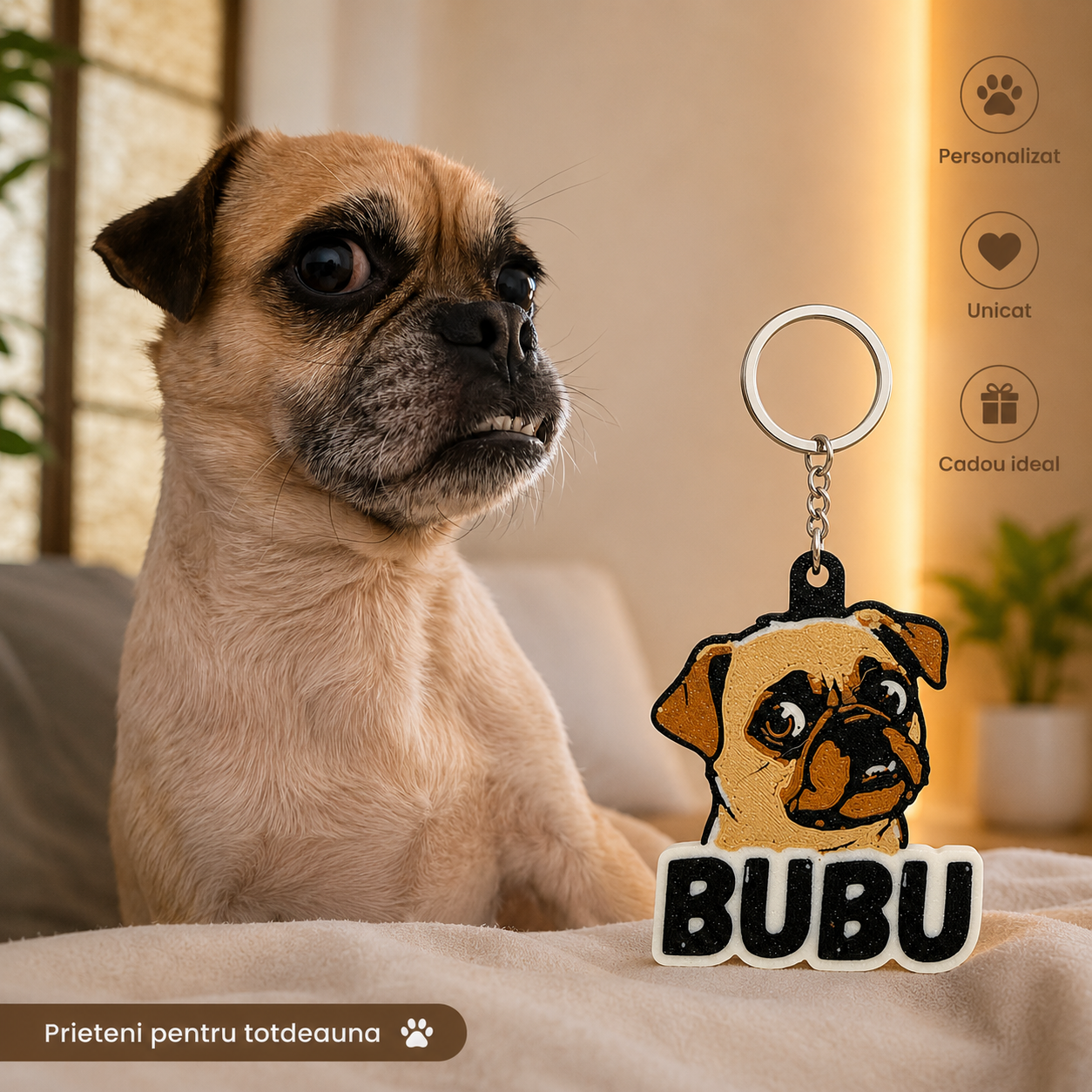 Breloc Personalizat animal de companie